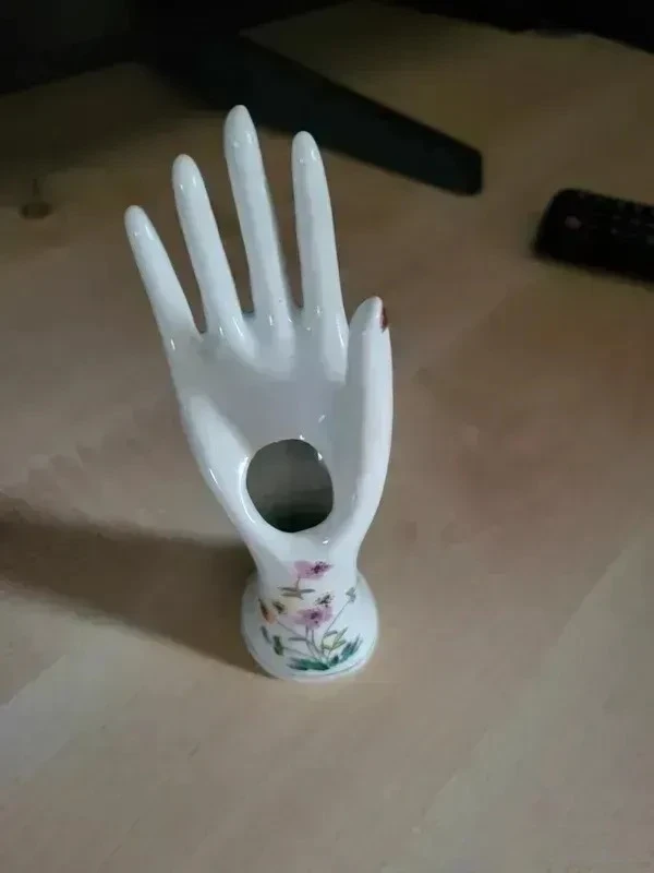 Main vintage single-floral ring holder – photo 2